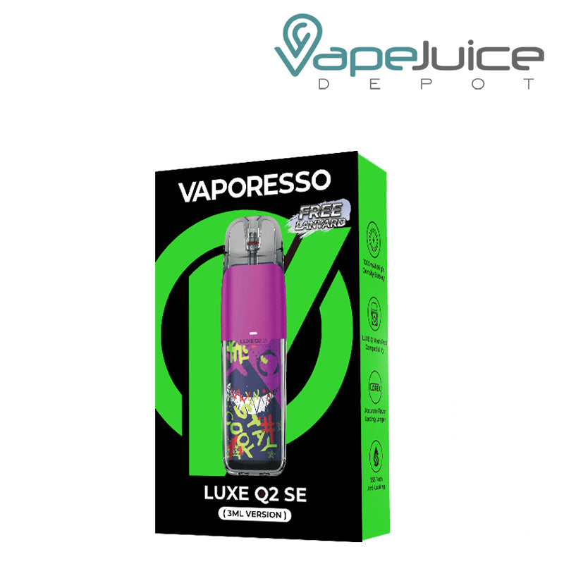 A box of Vaporesso LUXE Q2 SE Pod Kit - Vape Juice Depot