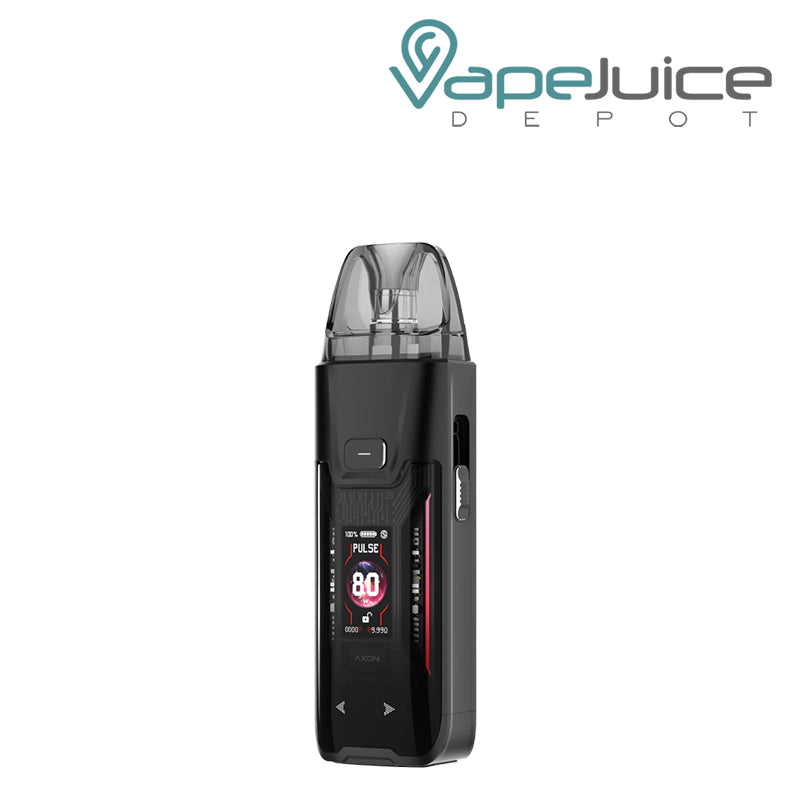 Black Vaporesso LUXE XR Max 2 Pod Mod Kit with display screen and firing button - Vape Juice Depot