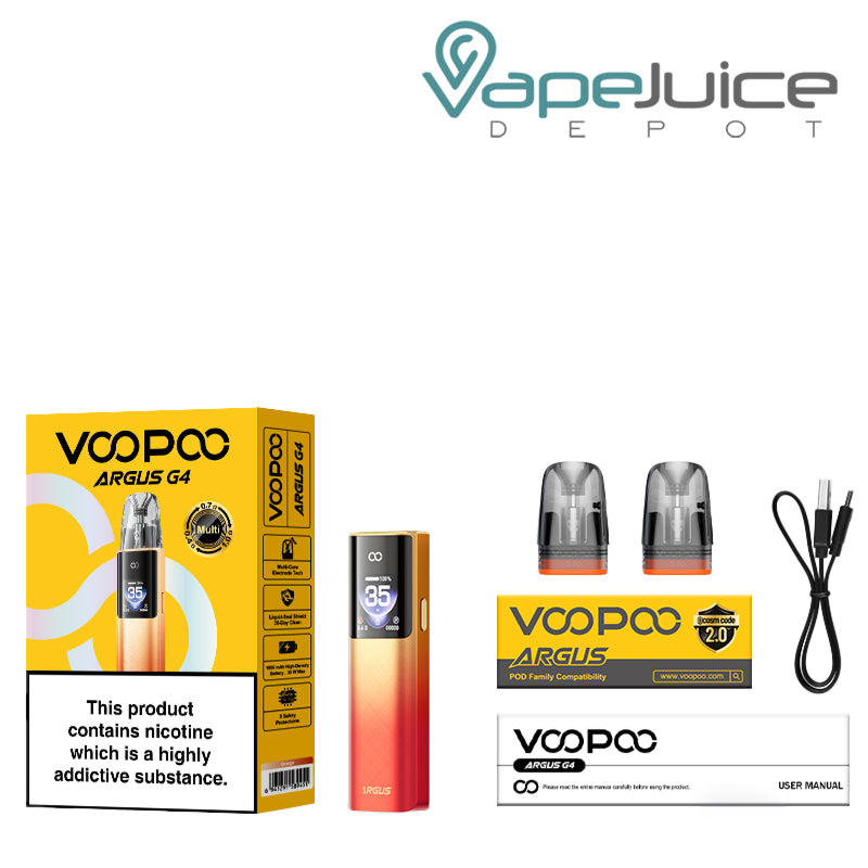 A VooPoo ARGUS G4 Pod System Kit - Vape Juice Depot