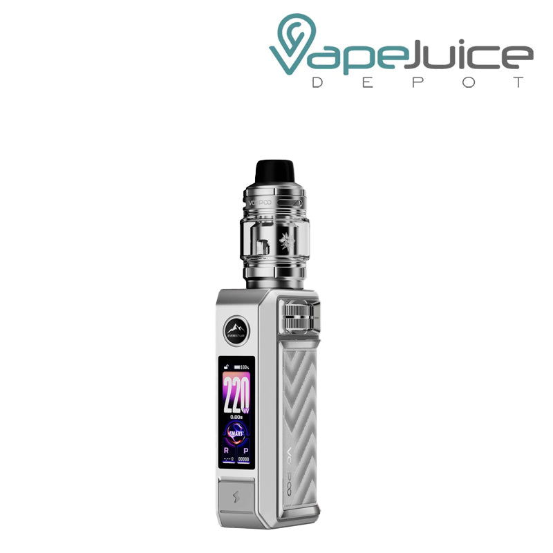 Silver VooPoo DRAG 6 Box Mod Kit with display screen - Vape Juice Depot