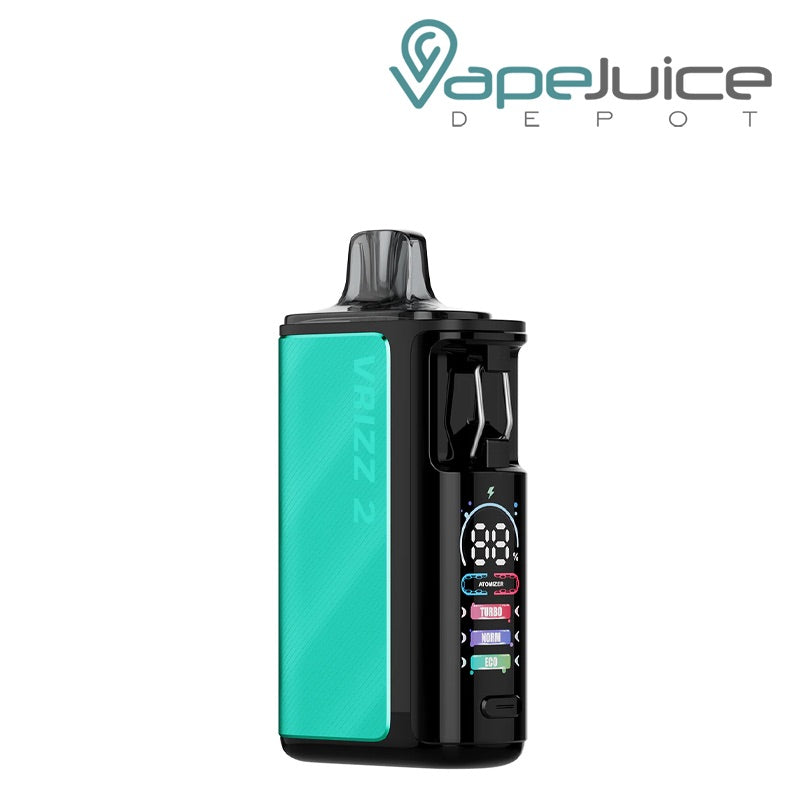 Azure VooPoo VRIZZ 2 Pod Kit with a digital screen - Vape Juice Depot