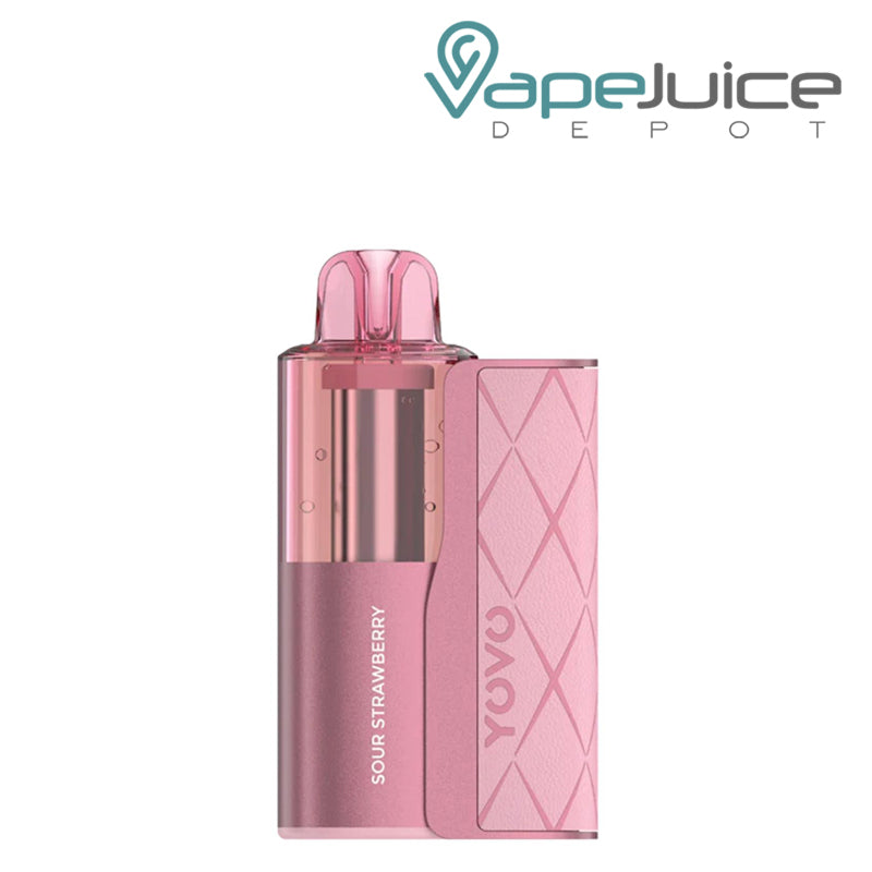 A Sour Strawberry YOVO JB50000 Disposable Kit - Vape Juice Depot