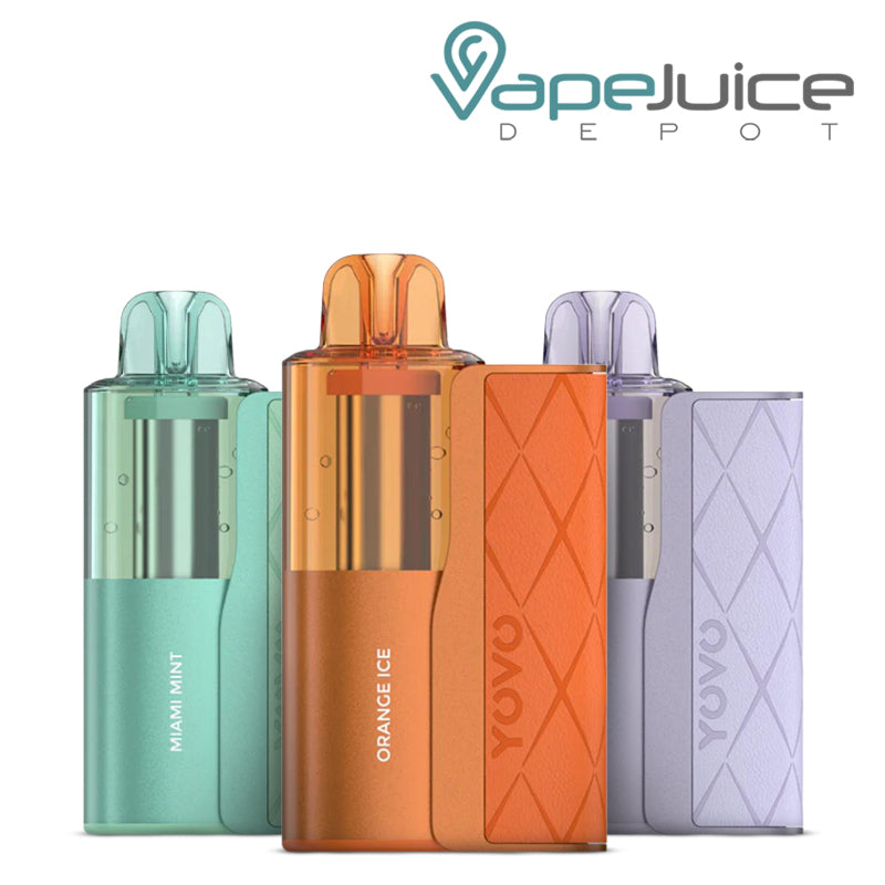 Three Flavors of YOVO JB50000 Disposable Kit - Vape Juice Depot