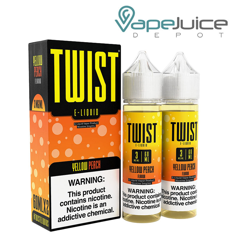 Yellow Peach Twist E-Liquid $17.98 Yellow Peach Twist E-Liquid $17.98