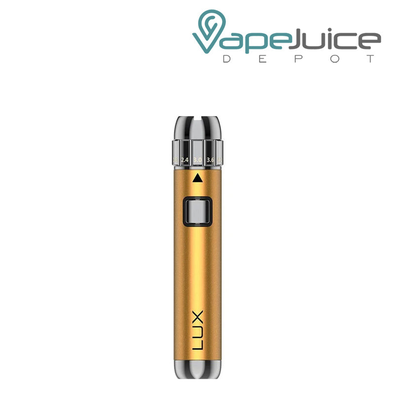 Gold Yocan LUX 510 Threaded Vape Pen Battery - Vape Juice Depot