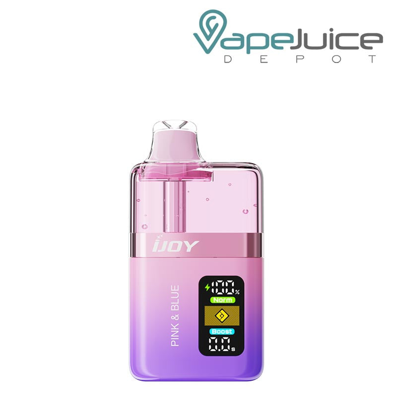 Pink & Blue iJoy XP50000 Disposable with LED screen - Vape Juice Depot
