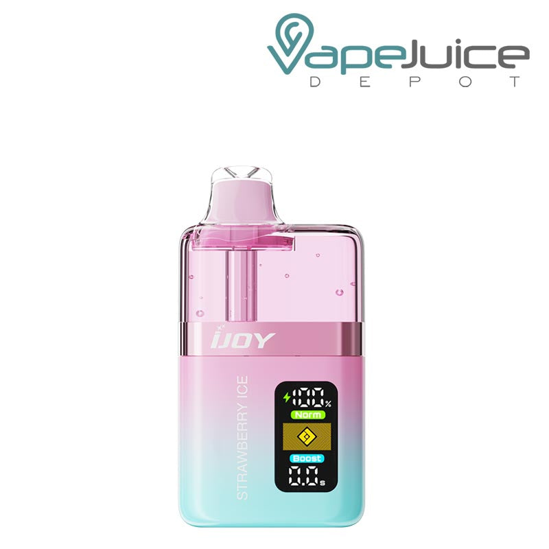 Strawberry Ice iJoy XP50000 Disposable with LED screen - Vape Juice Depot