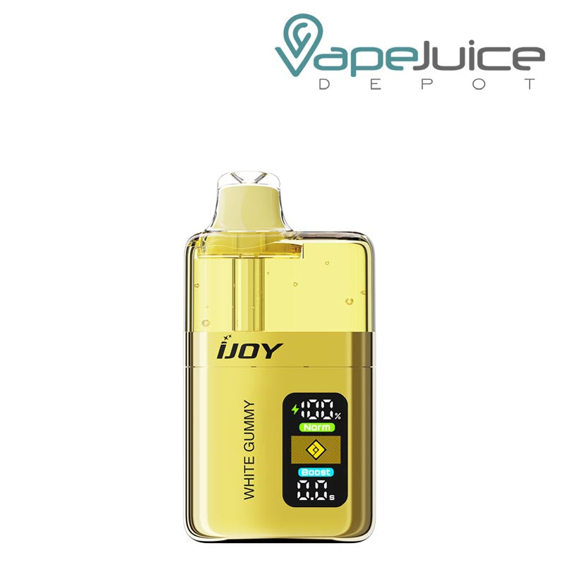 White Gummy iJoy XP50000 Disposable with LED screen - Vape Juice Depot