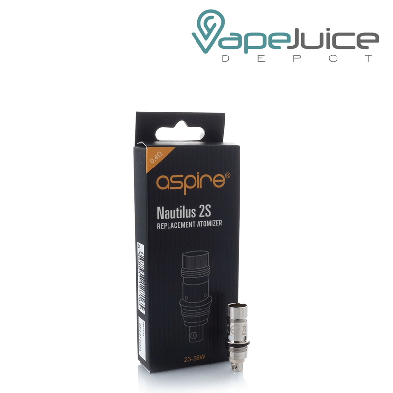 An Aspire Nautilus 2S Replacement Coil and its box behind it - Vape Juice Depot