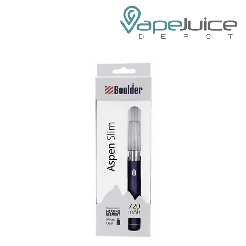 A box of Boulder Aspen Slim Pen - Vape Juice Depot