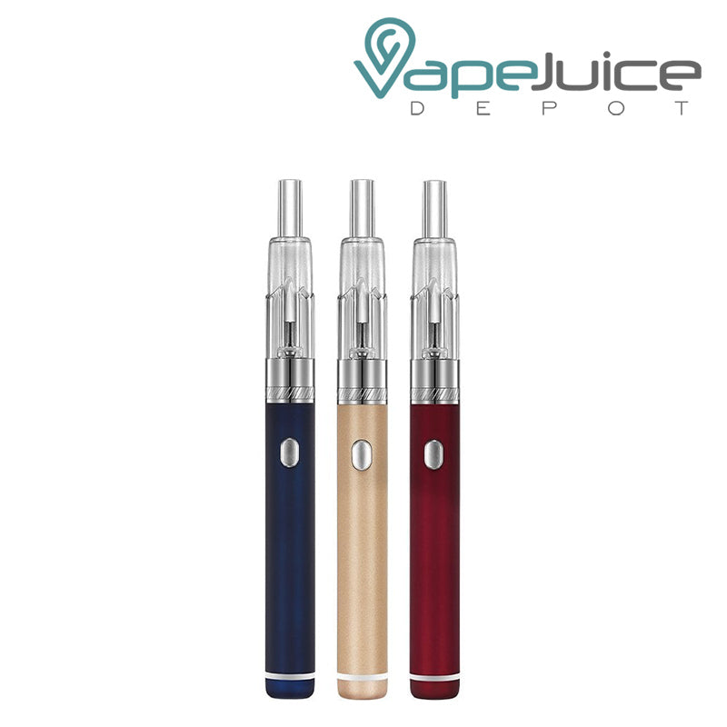 Three colors of Boulder Aspen Slim Pen - Vape Juice Depot