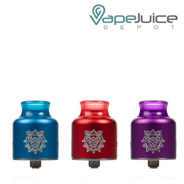 3 colors of Damn Vape Mongrel RDA - Vape Juice Depot