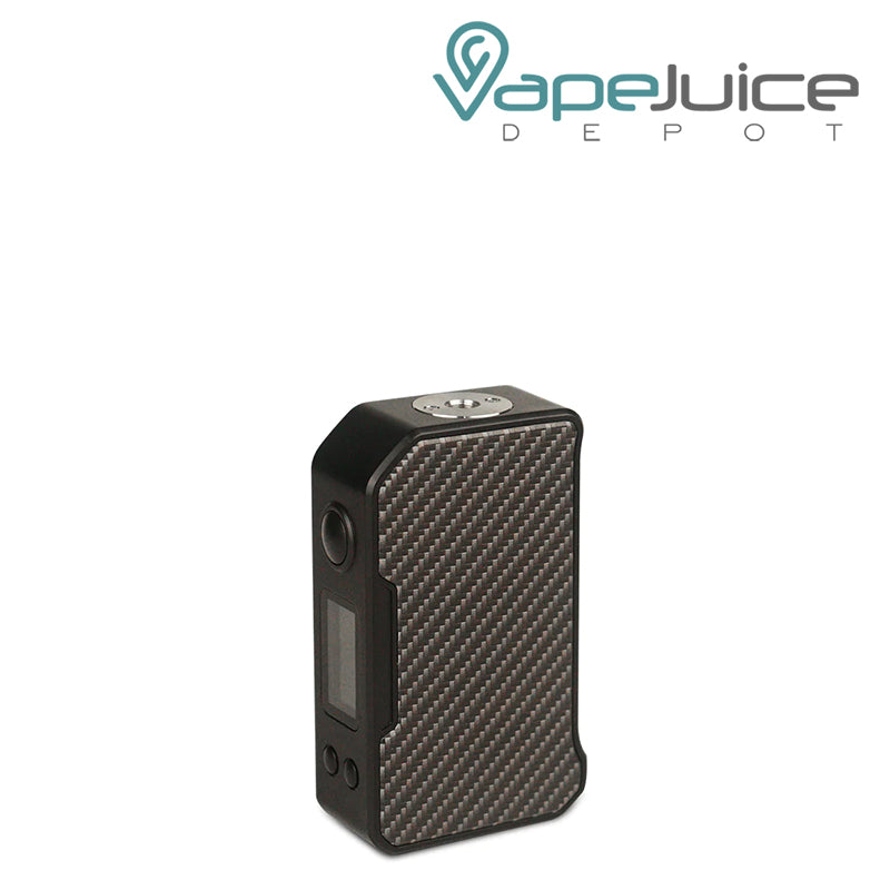 Carbon Fiber Black Dovpo MVP 220W Box Mod with a firing button and color screen - Vape Juice Depot