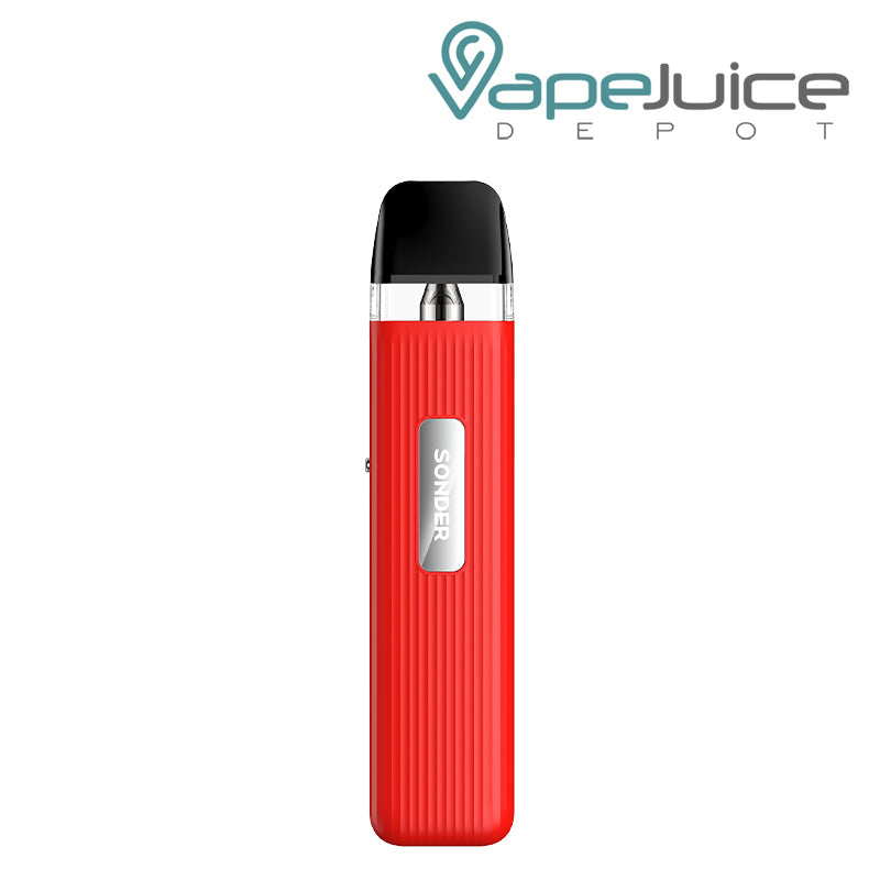 Red GeekVape Sonder Q Pod Kit with a side button - Vape Juice Depot