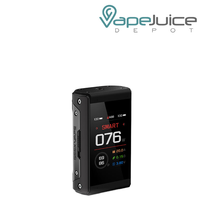 Black GeekVape T200 Aegis Touch Mod with a screen - Vape Juice Depot