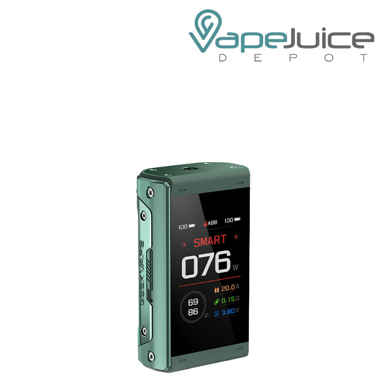 Blackish Green GeekVape T200 Aegis Touch Mod with a screen - Vape Juice Depot
