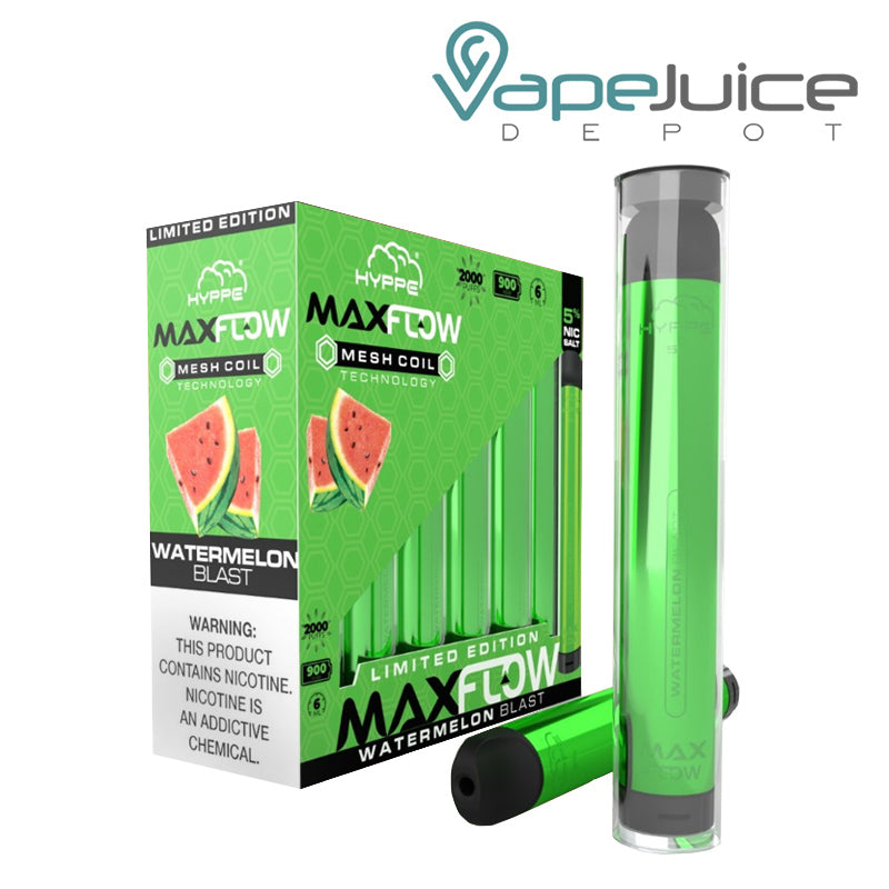 Watermelon Blast HYPPE Max Flow Disposable Vape - Vape Juice Depot