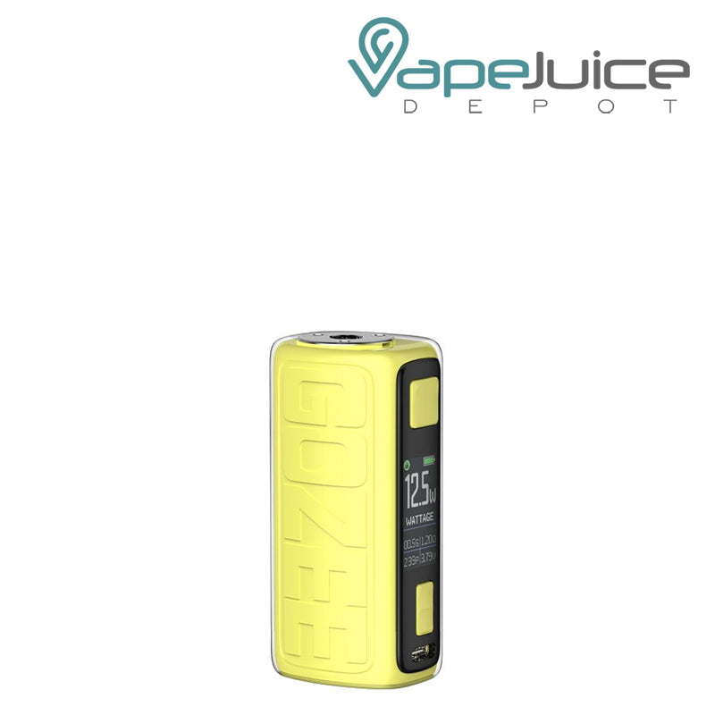 Yellow Innokin GoZee Mod 60W with display screen and adjustment buttons - Vape Juice Depot