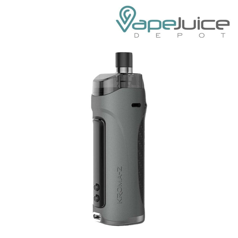 Grey Innokin Kroma-Z Pod Mod System with display screen and two adjustment buttons - Vape Juice Depot