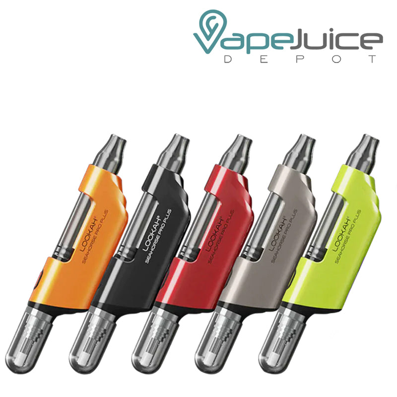 5 colors of Lookah Seahorse Pro Plus - Vape Juice Depot