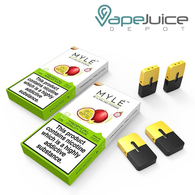 MYLE Tropical Fruit Mix Pods - Vape Juice Depot