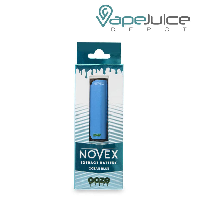 A box of Ocean Blue Ooze Novex Extract Vape Battery - Vape Juice Depot