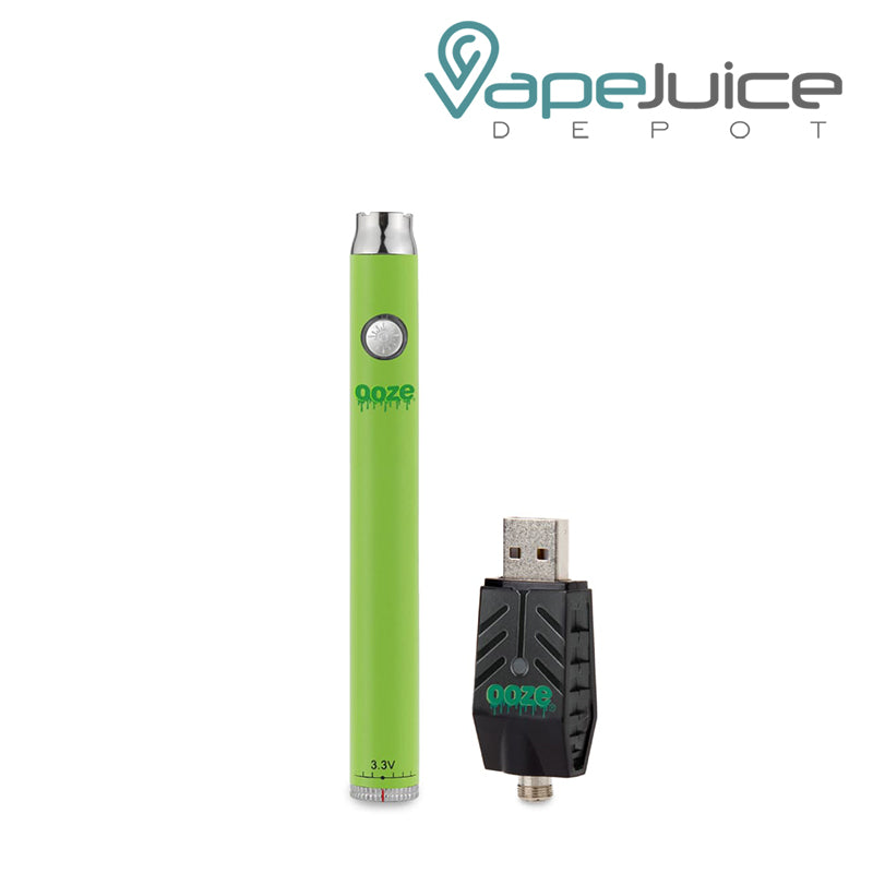 Slime Green Ooze Twist Slim Pen Battery with Smart USB - Vape Juice Depot