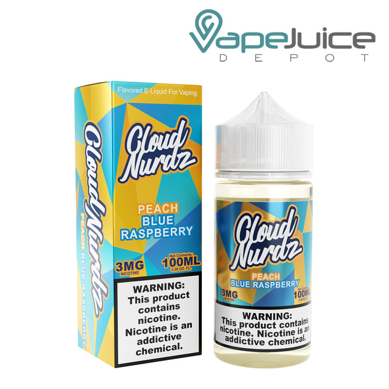 Peach Blue Raspberry Cloud Nurdz 100ml