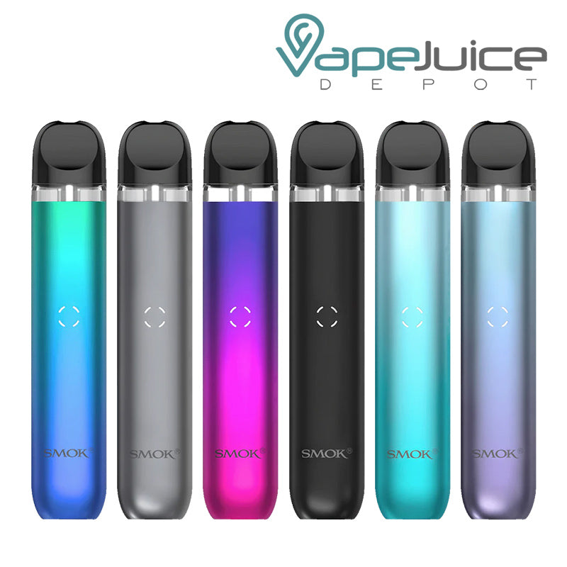 Six colors of SMOK IGEE A1 Kit - Vape Juice Depot