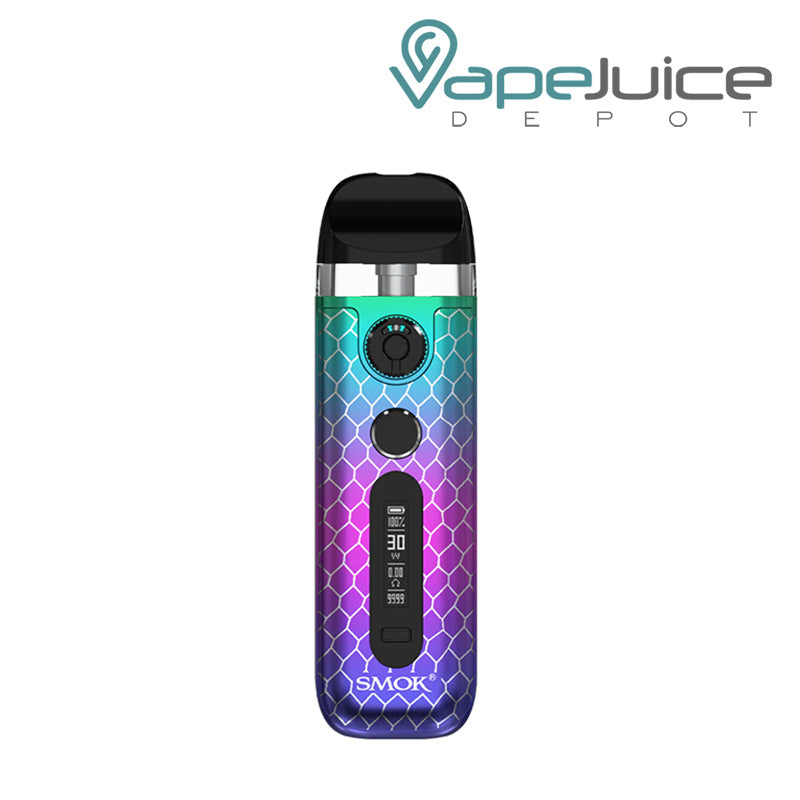 7 Color Cobra SMOK Novo 5 Kit with display screen and firing button - Vape Juice Depot