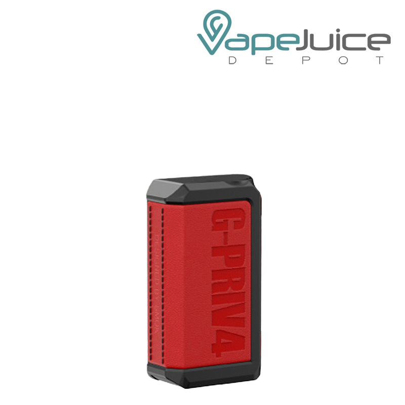 Back Side of Red SMOK G PRIV 4 Box Mod - Vape Juice Depot