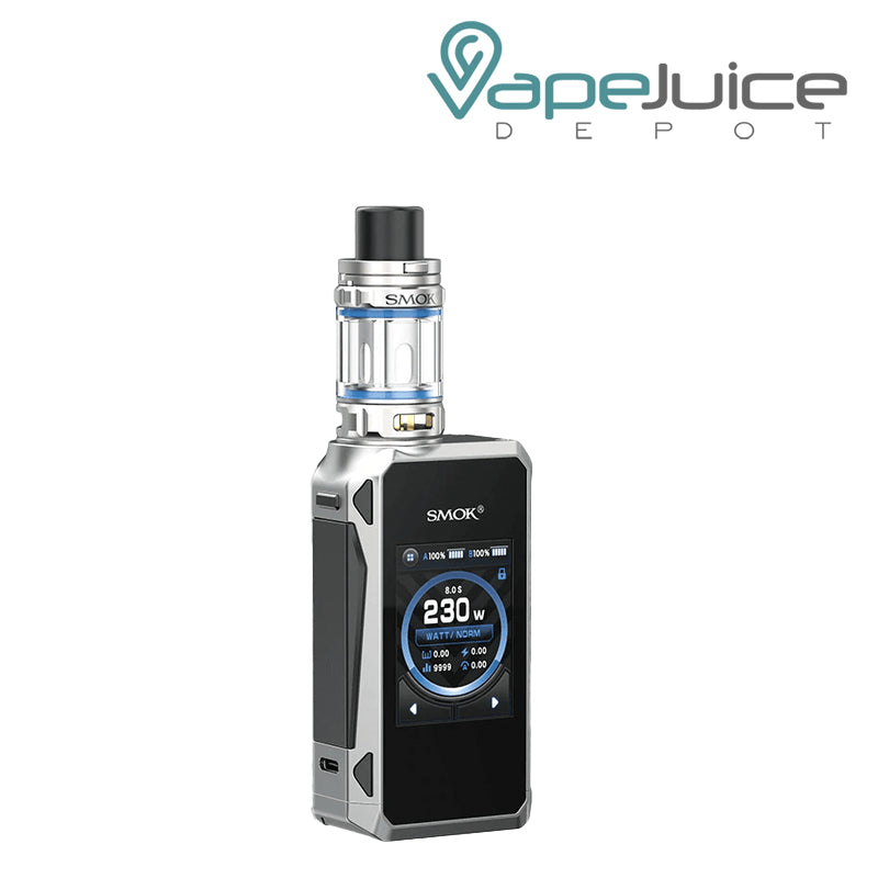 Blue SMOK G PRIV 4 Kit with Touch Screen and a firing button - Vape Juice Depot