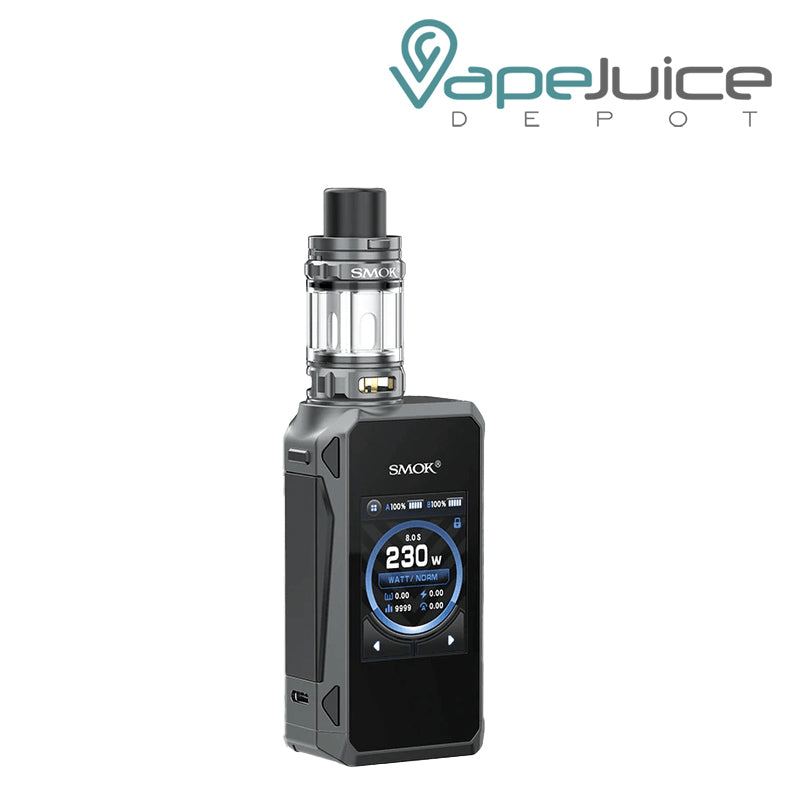 Grey SMOK G PRIV 4 Kit with Touch Screen and a firing button - Vape Juice Depot