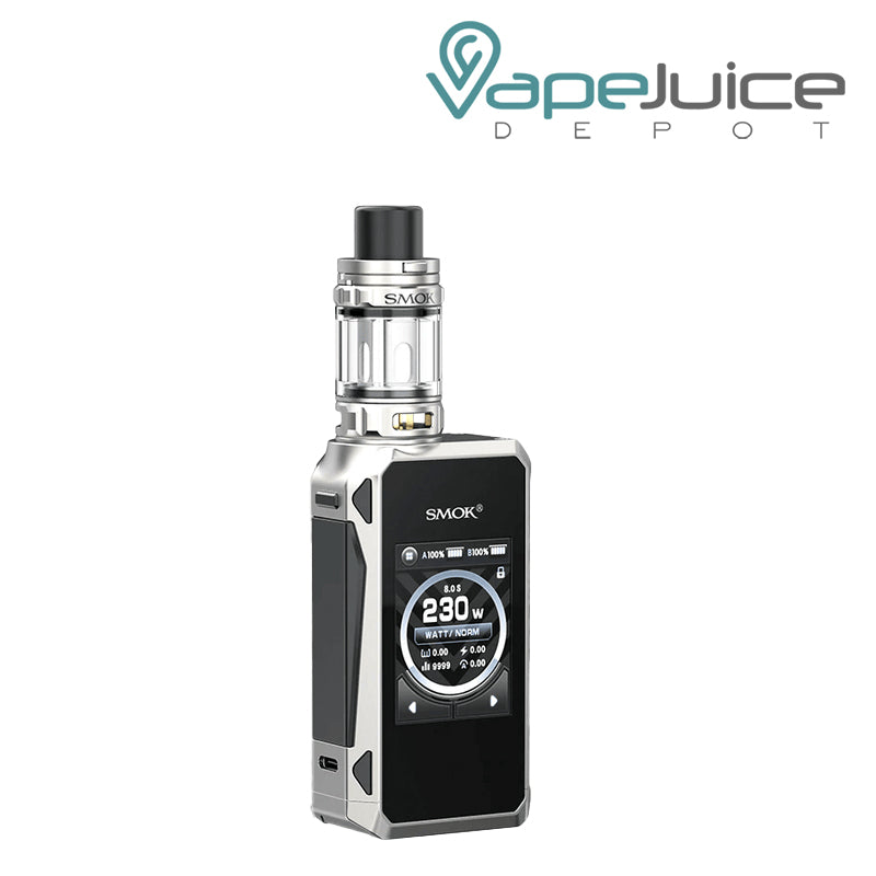 Beige White SMOK G PRIV 4 Kit with Touch Screen and a firing button - Vape Juice Depot