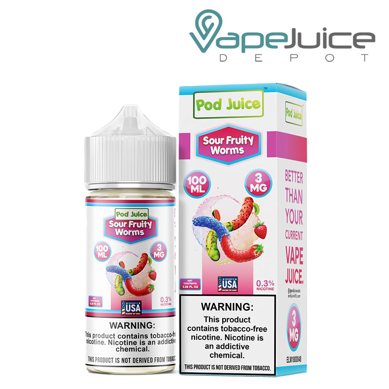 Sour Fruity Worms Pod Juice TFN $12.99 Sour Fruity Worms Pod Juice TFN $12.99