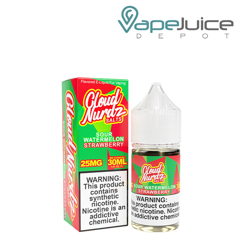 sour watermelon vape juice Sour Watermelon Strawberry TFN Salts Cloud Nurdz $10.98