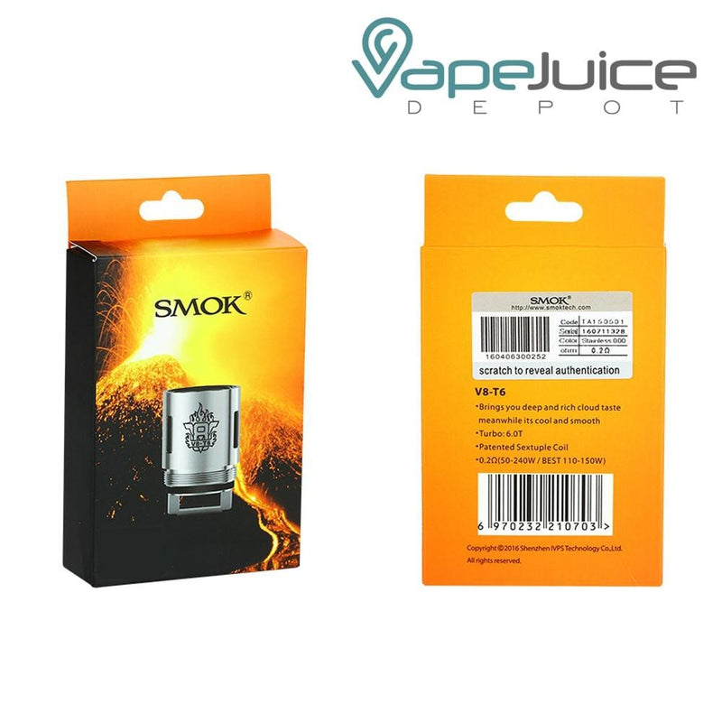 SMOK TFV8 BIG T10-T8-T6-X4 Core Coils, Coils, SMOK TECH, - Vape Juice Depot