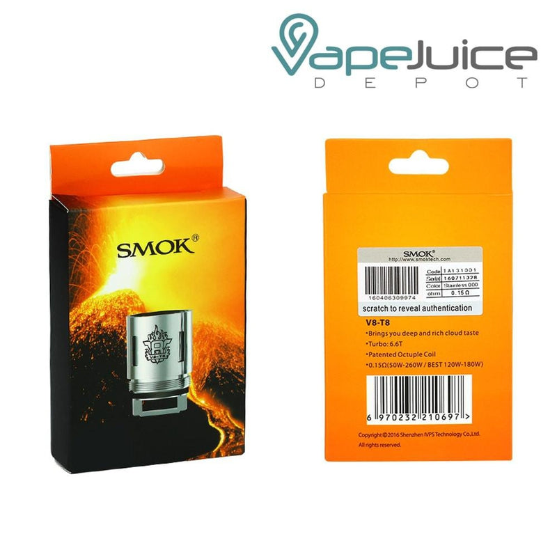 SMOK TFV8 BIG T10-T8-T6-X4 Core Coils, Coils, SMOK TECH, - Vape Juice Depot