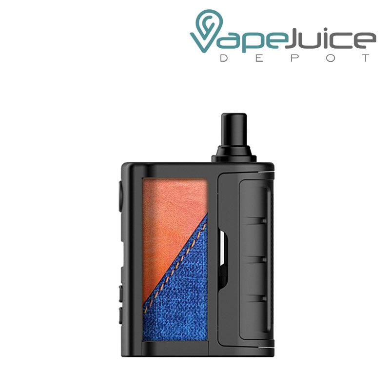 Brown Blue Leather Vandy Vape Rhino Pod Kit - Vape Juice Depot
