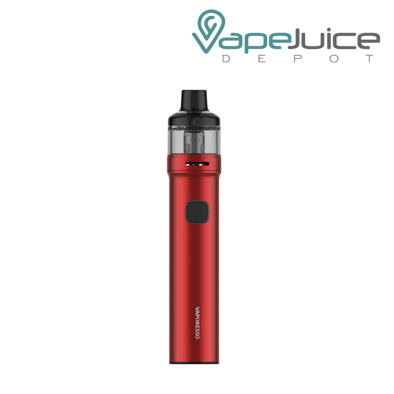 Red Vaporesso GTX Go 80 Pod Kit with its Intuitive Single Button - Vape Juice Depot