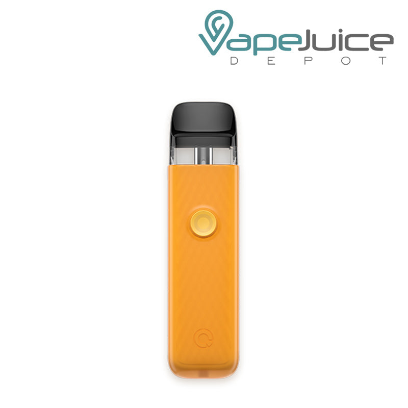 Vibrant Orange VooPoo VINCI Q Pod System Kit with a firing button - Vape Juice Depot
