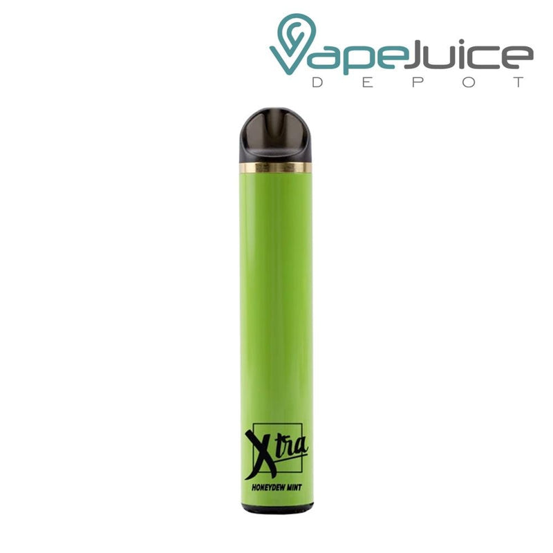 Xtra Honeydew Mint Disposable Device with an XTRA Logo - Vape Juice Depot