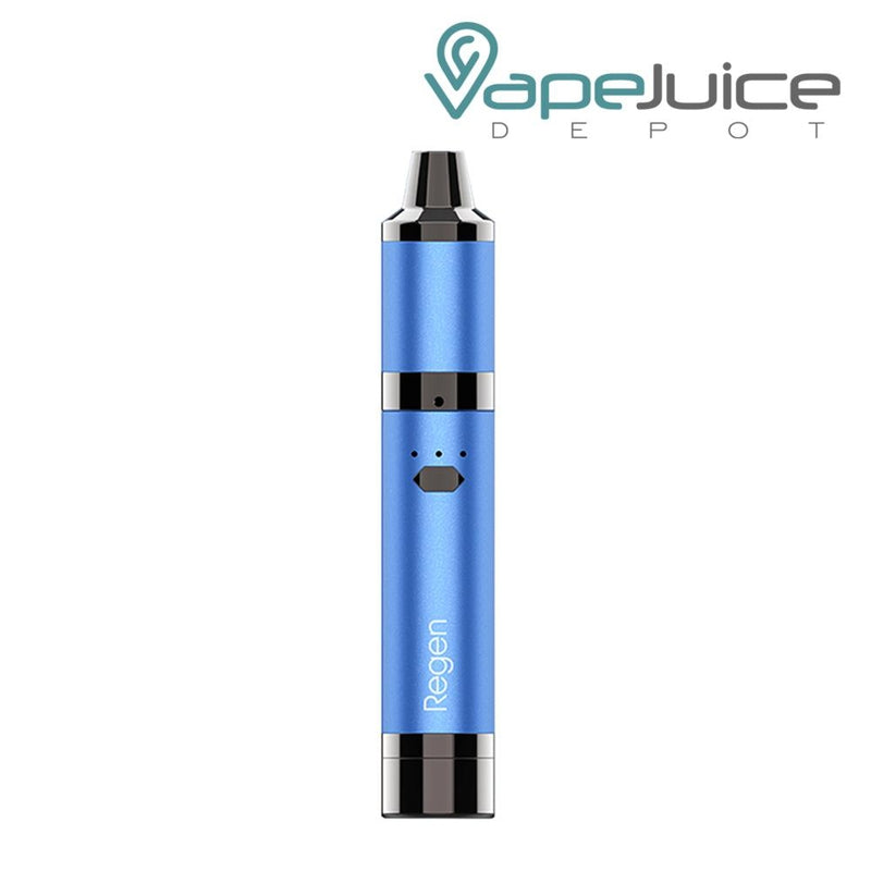 Light Blue Yocan Regen Vaporizer Kit with an intuitive firing button - Vape Juice Depot