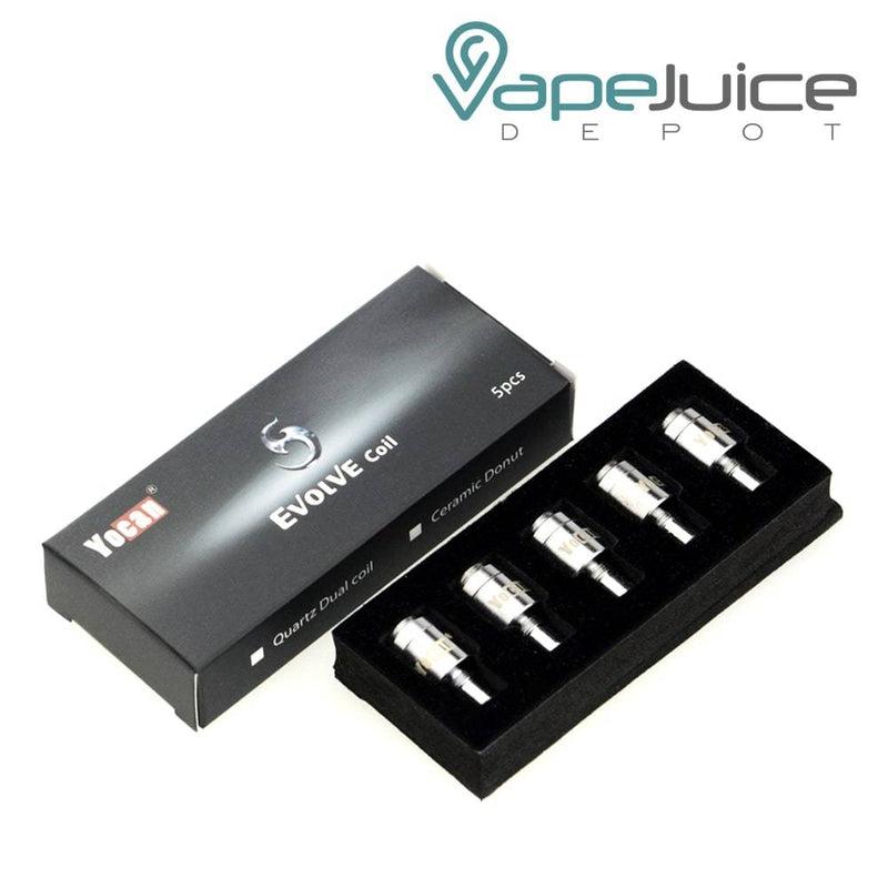 Yocan Evolve Quartz Dual Coils, Wax Pen Kit Coils, YOCAN, - Vape Juice Depot