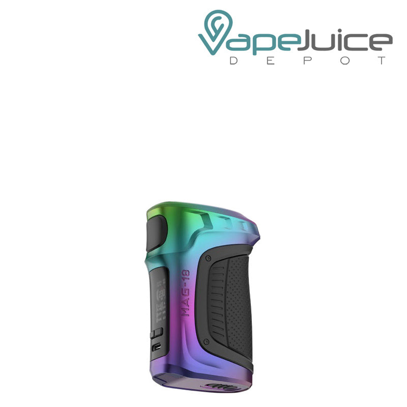 Black and 7-color SMOK MAG 18 Box Mod with TFT Color Display - Vape Juice Depot