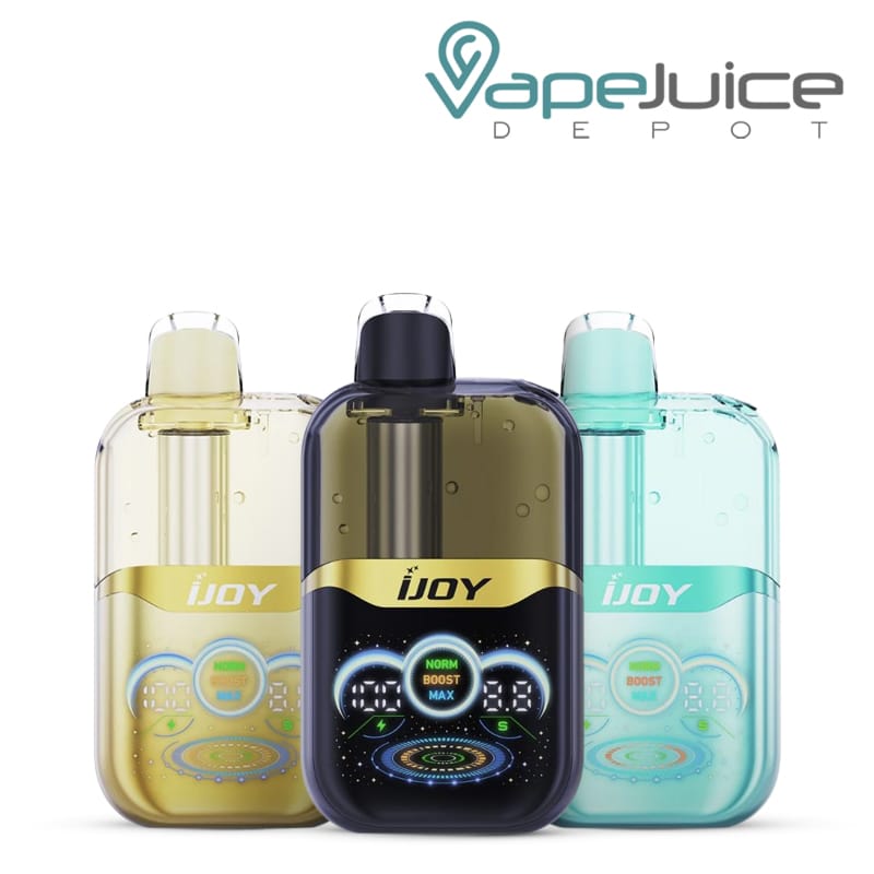Three Flavors of iJoy XP200K Refillable Disposable - Vape Juice Depot