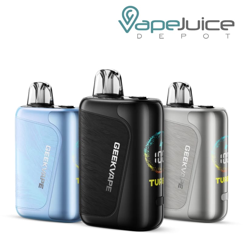 Three Colors of GeekVape Go Pod System Kit - Vape Juice Depot