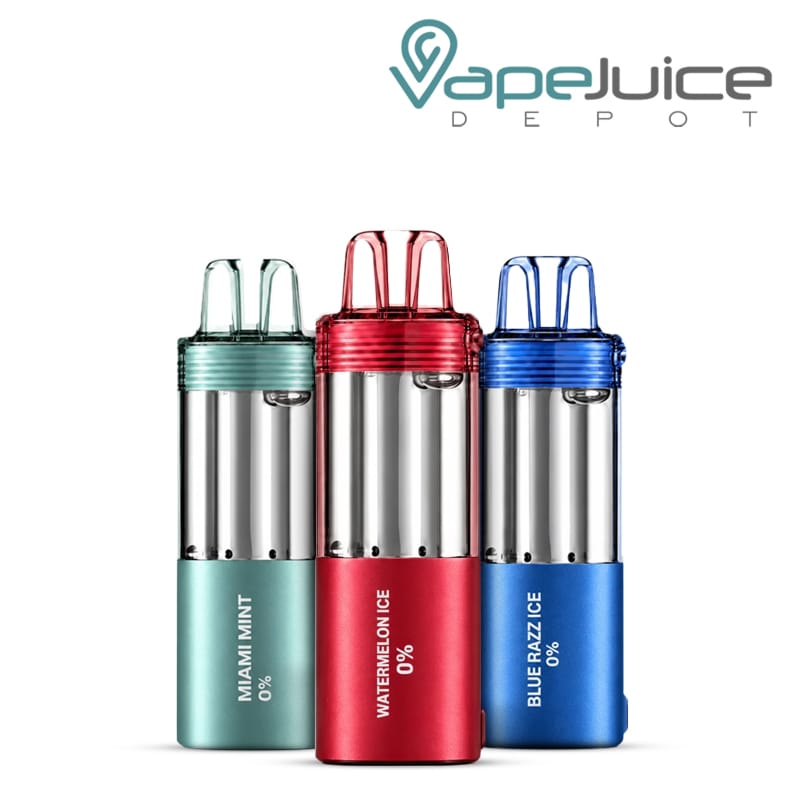 Three flavors of Foger Switch Pro ZERO Nicotine Disposable Pod - Vape Juice Depot