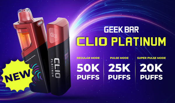 platinum geek bar flavors Geek Bar CLIO Platinum 50K Kit - $15.50
