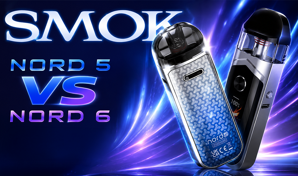 SMOK Nord 6 vs SMOK Nord 5: What has upgraded? - Vape Juice Depot